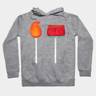 Fun watercolor Mexican Paletas Hoodie